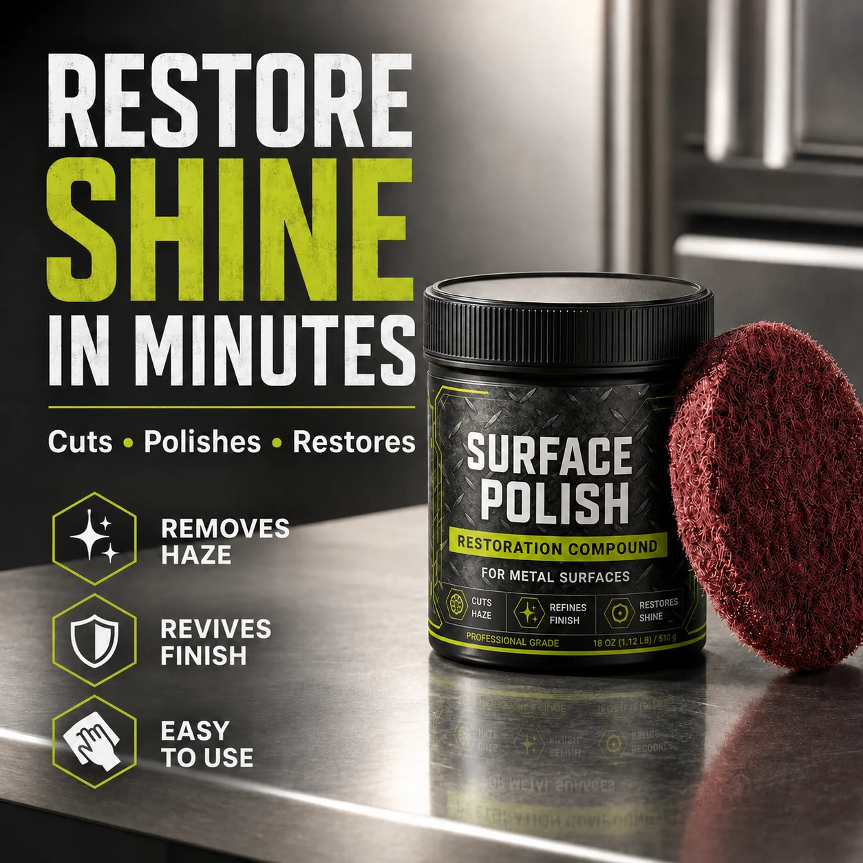 All-in-One Surface Restoration Polish with Pad