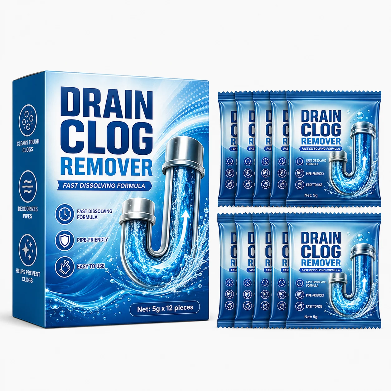 📢📢Limited-time offer⏰Effervescent Drain Clog Remover Tablets🫧🧼