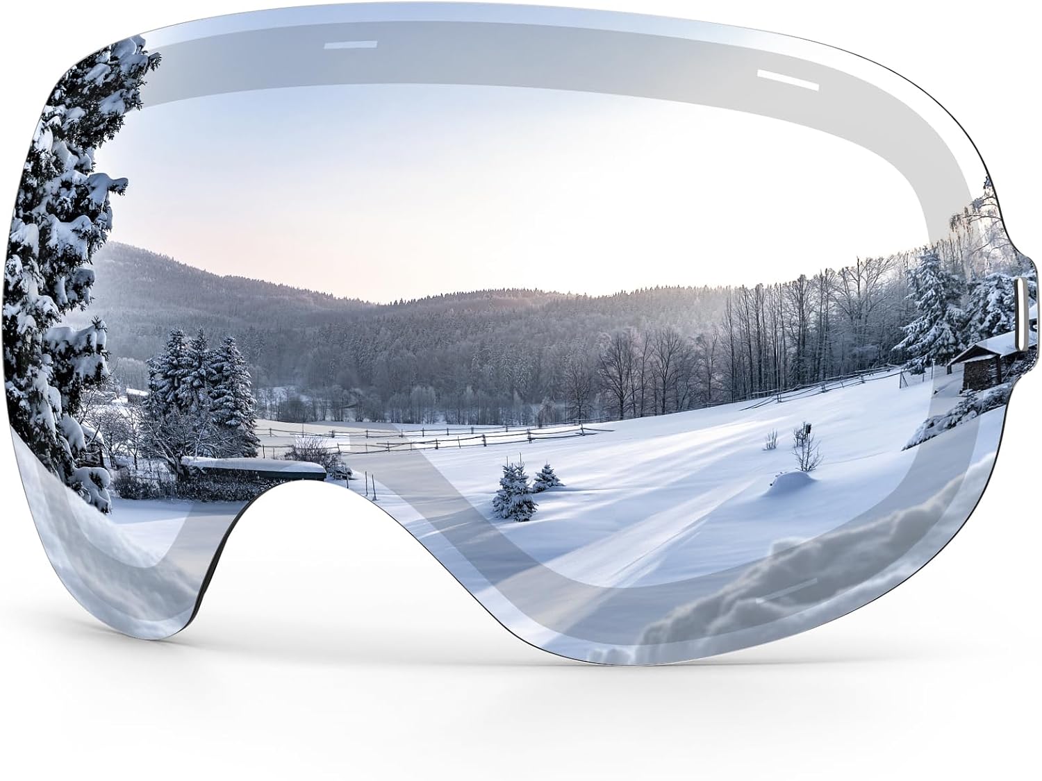Ski Goggles OTG for Women Men Adult Youth-Over Glasses Snow Goggles-Interchangeable Lens,Anti Fog Snowboard Goggles